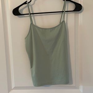 american eagle mint green tank top